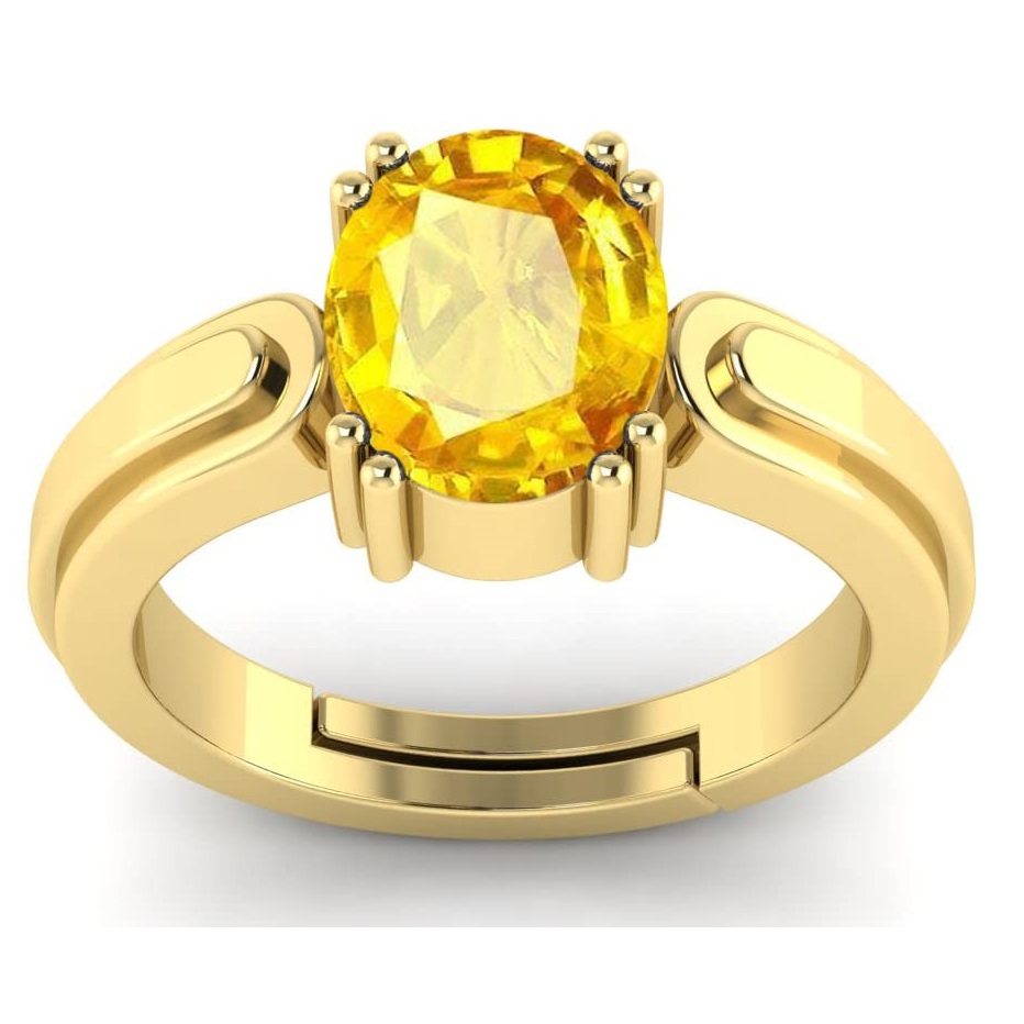 Stunning Yellow Gold Radiant Cut Light Yellow Sapphire Engagement Ring from  Black Diamonds New York